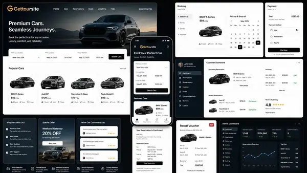 From vehicle search to payment in one clear booking journey