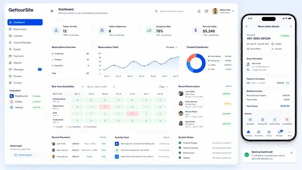 Real-time reservations and availability across every channel